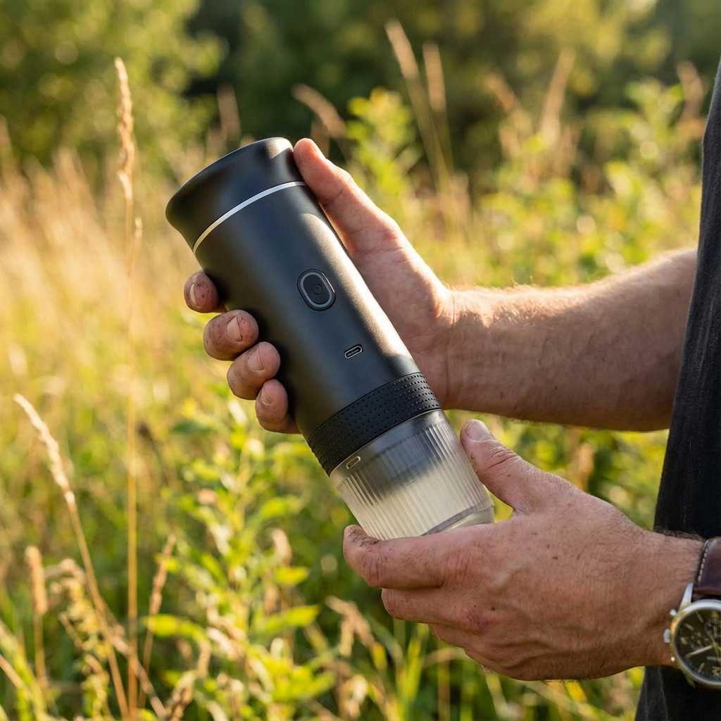 Machine à expresso portable Noire