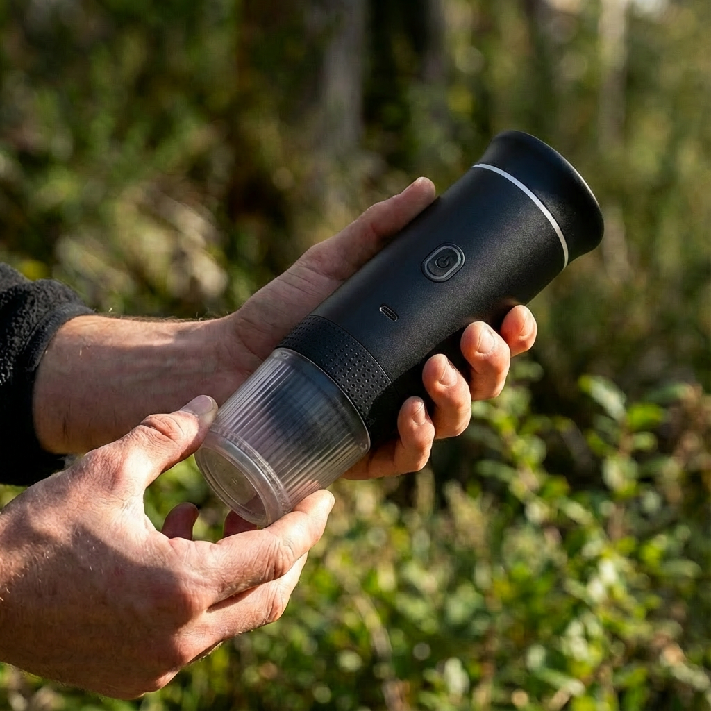 Machine à expresso portable Noire