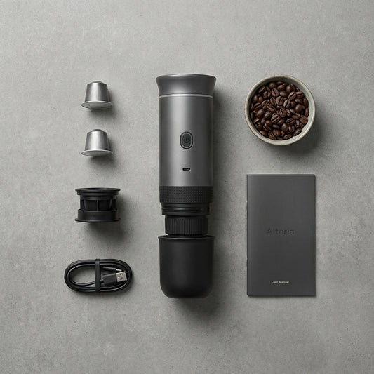 Machine à expresso portable Grise