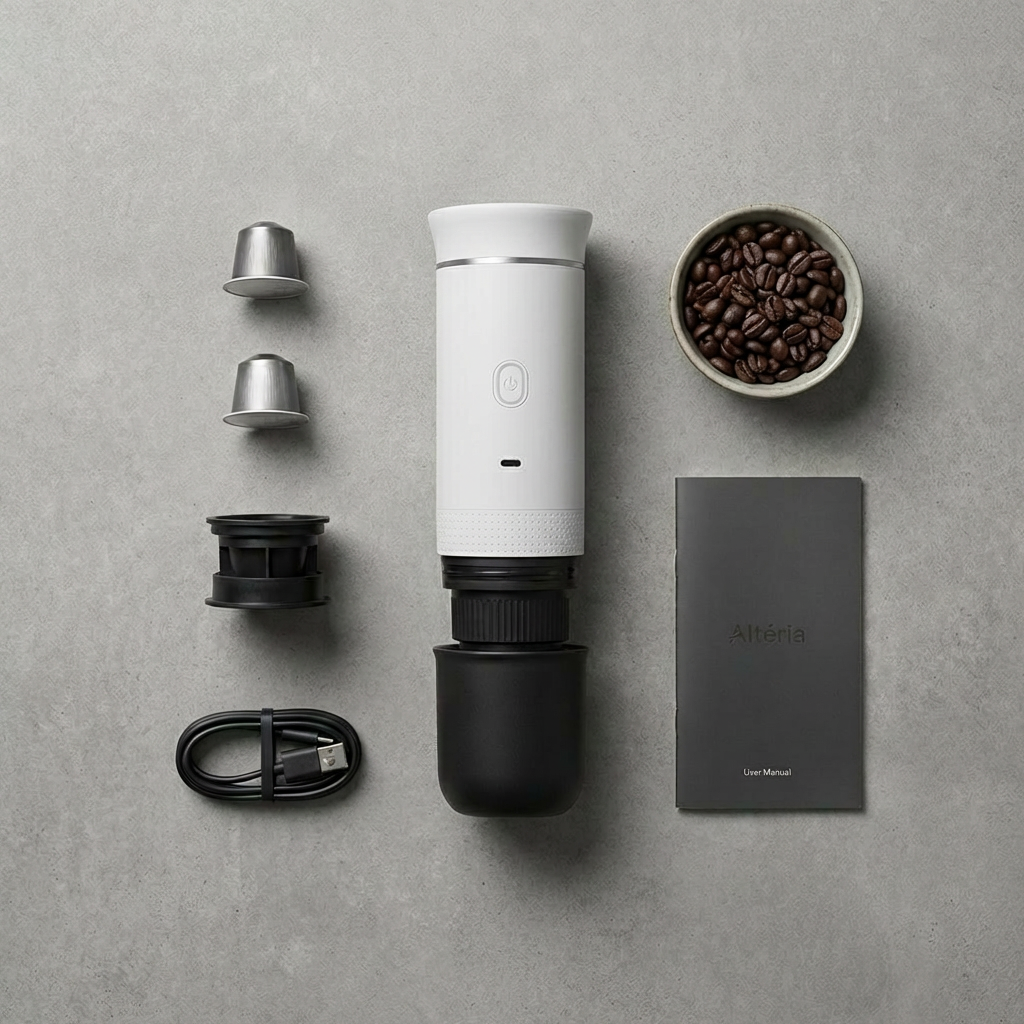 Machine à expresso portable Blanc